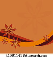 ראטרו, פרוח, עצב