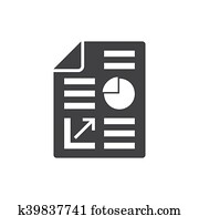 Business report icon