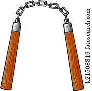 nunchaku weapon nunchaku weapon