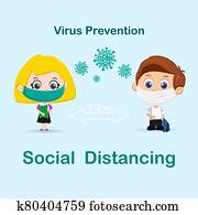Social distancing pupil background Social distancing pupil background