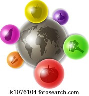 עולם, של, ירקות