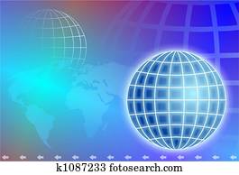 grid globe grid globe