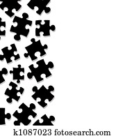 puzzle border puzzle border