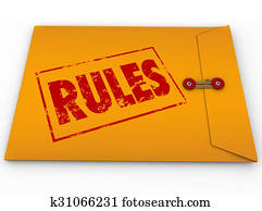 regras, envelope amarelo, segredo, regulamentos, diretrizes