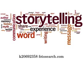 Storytelling word cloud Storytelling word cloud