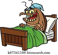 מיטה, הצק, במיטה