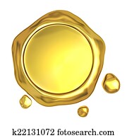 Golden seal wax Golden seal wax
