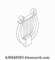 Lyre Stock Illustration | Our Top 176 Lyre Images | Fotosearch