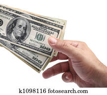 Money in hand