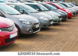 שיט, של, שונה, מכוניות משתמשות