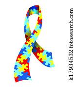 Autism Awareness Ribbon Autism Awareness Ribbon