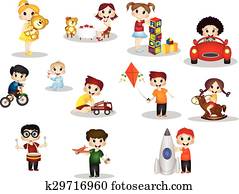Children Playing With Toys Children Playing With Toys