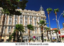 Croisette promenade in Cannes Croisette promenade in Cannes