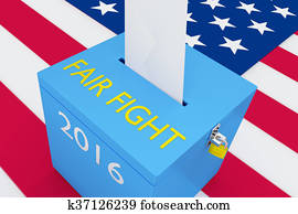 Fair Fight election concept Fair Fight election concept