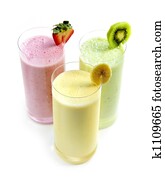 fruta, smoothies