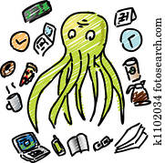 Overworked octopus Overworked octopus