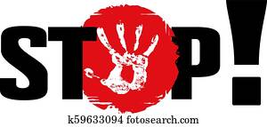 parada, acceso, prohibición, cartel