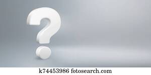 Realistic 3D question mark. Have a question, FAQ and QA. Questions sign vector background illustration Realistic 3D question mark. Have a question, FAQ and QA. Questions sign vector background illustration