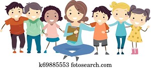 Stickman Kids Group Counseling Psychiatrist Stickman Kids Group Counseling Psychiatrist