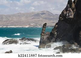 Volcanic Rock Coastline, Fuerteventura