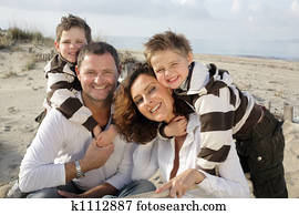 beautiful family of four 