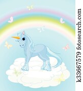einhorn, auf, dass, himmel einhorn, auf, dass, himmel
