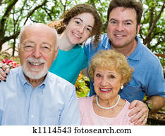 fim, tricote, família