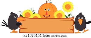 niedlich, herbst, zeichen niedlich, herbst, zeichen