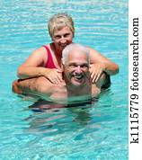 Senior Pool Fun Senior Pool Fun