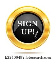Sign up icon Sign up icon