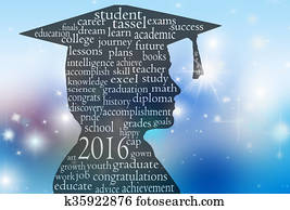 silhouette of 2016 graduate silhouette of 2016 graduate