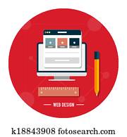 Web design concept Web design concept