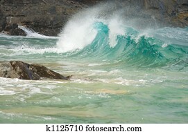 Majestic Waves on Rocks Majestic Waves on Rocks