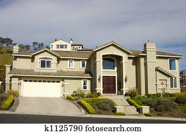 semi-Custom hillside executive home