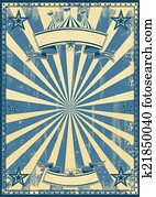 כחול, קרקס, ראטרו