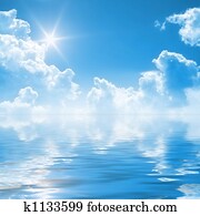 blue sky background