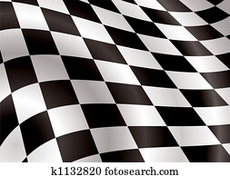 checkered flag bellow checkered flag bellow