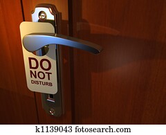 Do not disturb Do not disturb