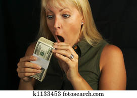 Excited Money In Hand