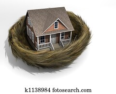 House in nest House in nest