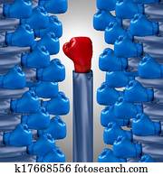 skær, igennem, den, konkurrence