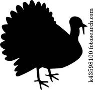 Turkey silhouette Turkey silhouette