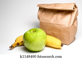 Bag Lunch with Fruit Bag Lunch with Fruit