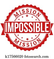 Mission impossible stamp Mission impossible stamp