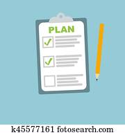 Planning clipboard Planning clipboard
