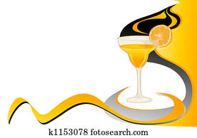 cocktail orange card cocktail orange card
