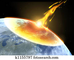 Collision of an asteroid with the Earth Collision of an asteroid with the Earth