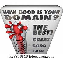 How Good Is Your Domain Thermometer Rating Website Name How Good Is Your Domain Thermometer Rating Website Name