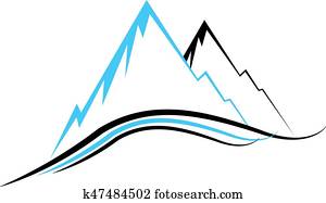 Mountain icons Mountain icons