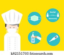 NEW NORMAL AFTER COVID CONCEPT